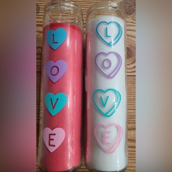 VALENTINES custom candle